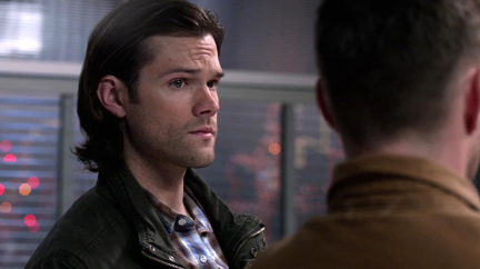 Sam is uneasy with Dean's willingness to torture. Sam is uneasy with Dean's willingness to torture.